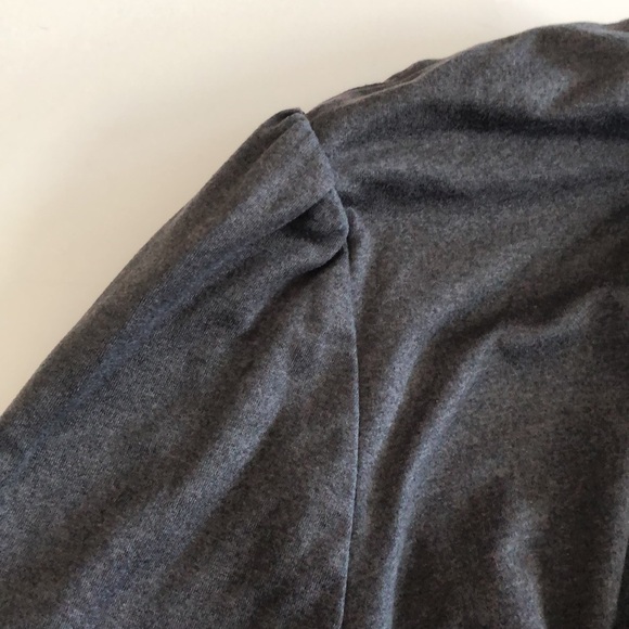 G by Giuliana G Knit 2 Piece Heather Charcoal Jogger and Top Set Size LP - Picture 15 of 16